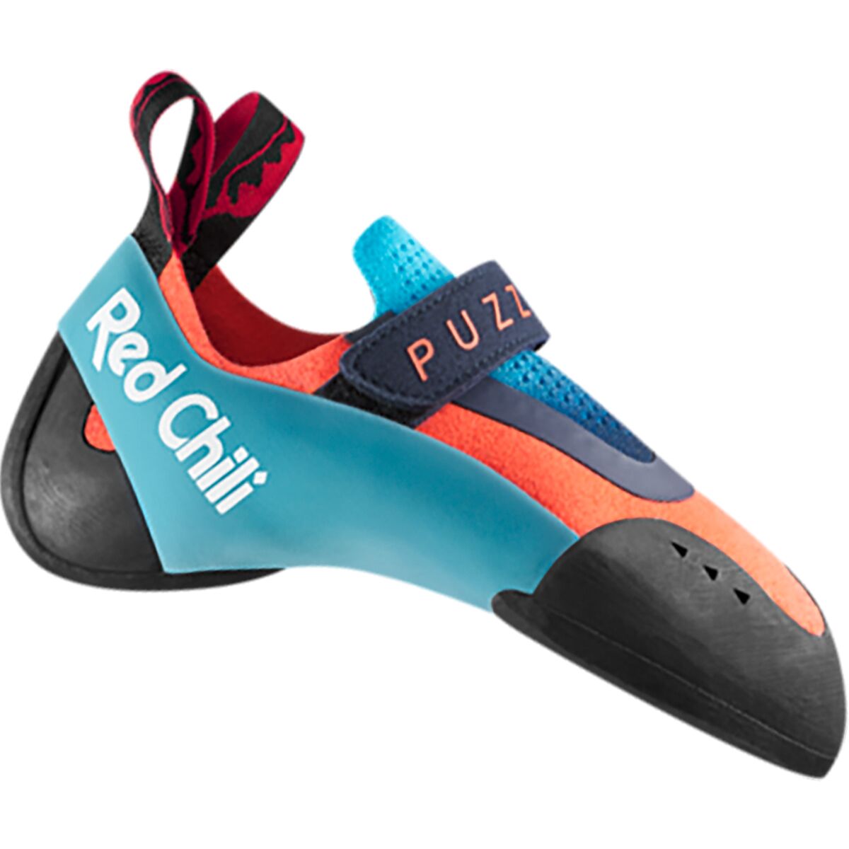 Image of Red Chili Puzzle Climbing Shoe - Kids' Neon Coral, US 7/UK 6