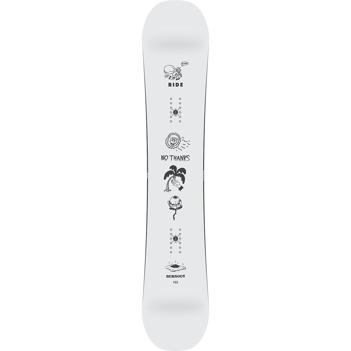 Ride Burnout Snowboard - Wide - Snowboard