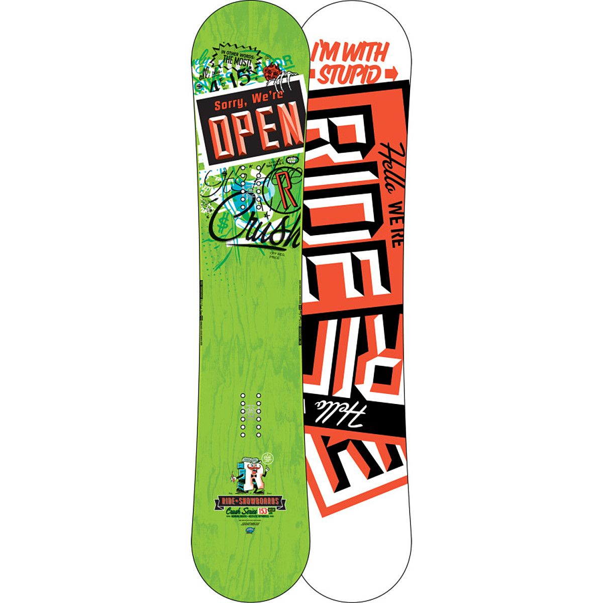 Ride Crush Snowboard - Wide - Snowboard