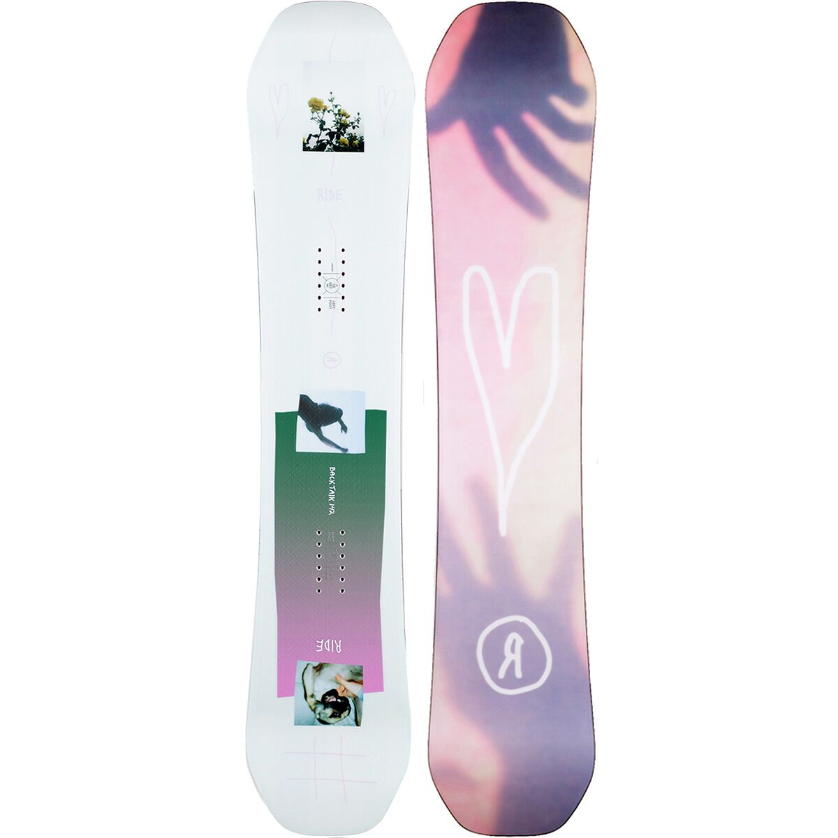 ride back talk snowboard - women's 2020 Compact 2026 Ride Saturday Snowboard 26 White Black 146 The Saturday is a twin shape that is at home anywhere on the mountain The Bataleon Stereo Team is