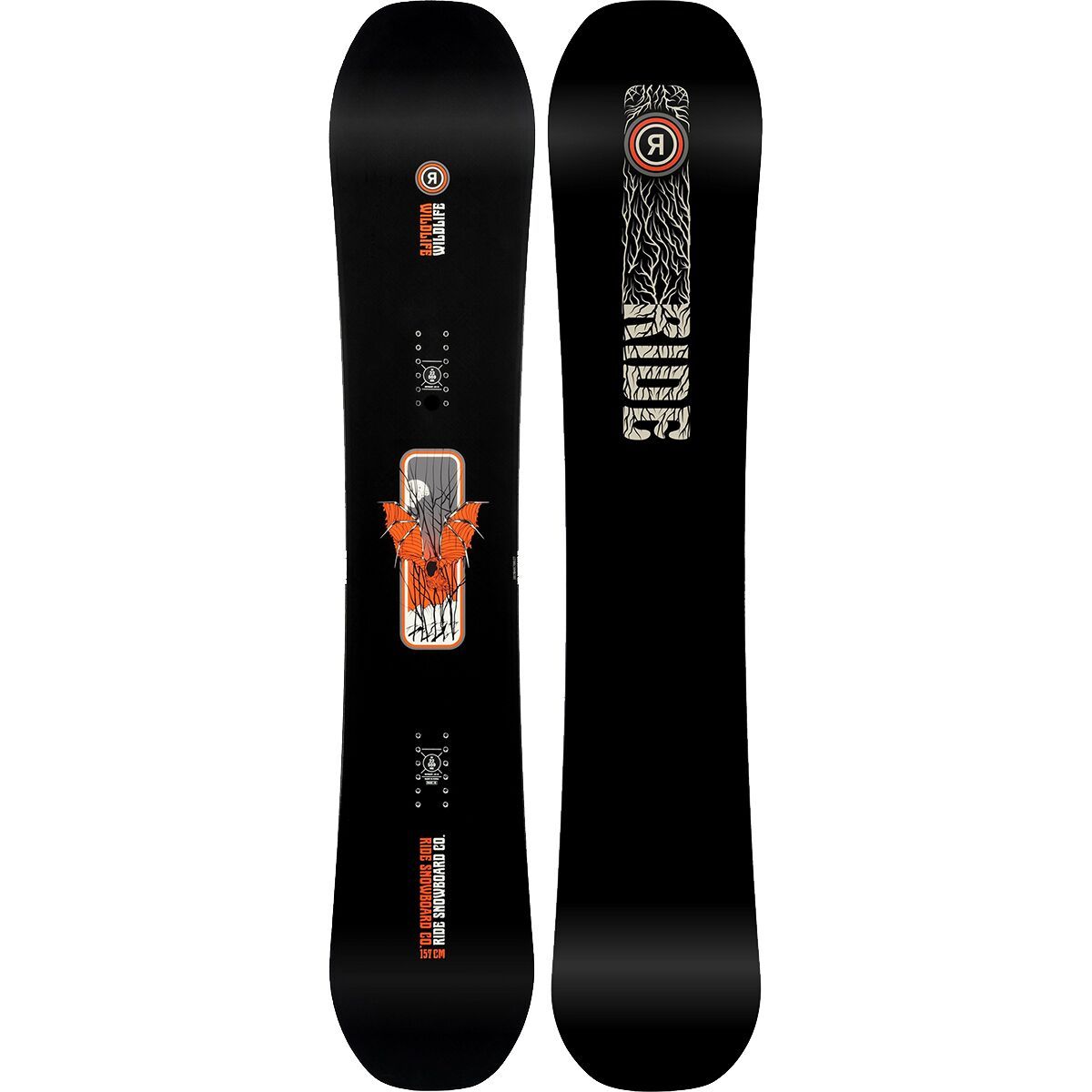 【試着のみ】WILD RIDE/リブコレクションBLACK Ride Wildlife Snowboard - Snowboard