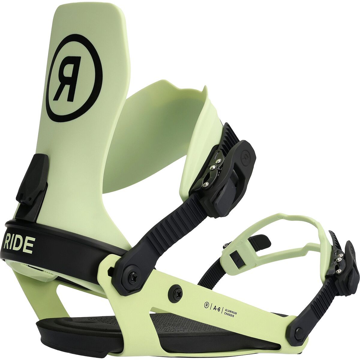 Ride A-6 Snowboard Binding - 2023 Lime, L