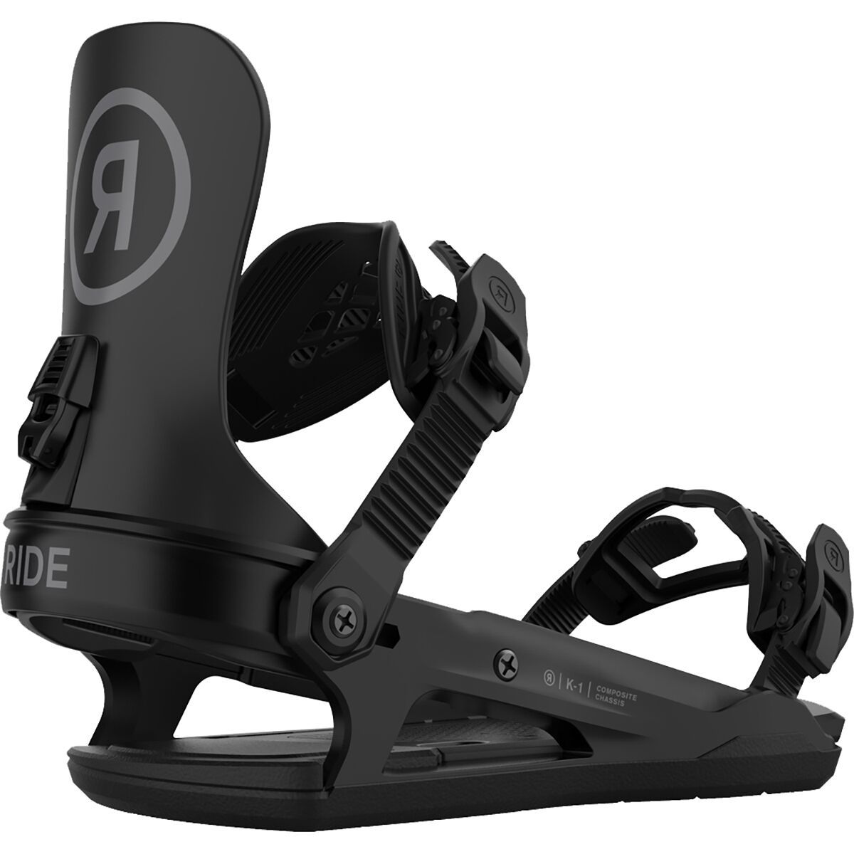Image of Ride K-1 Snowboard Binding - Kids' Black, M