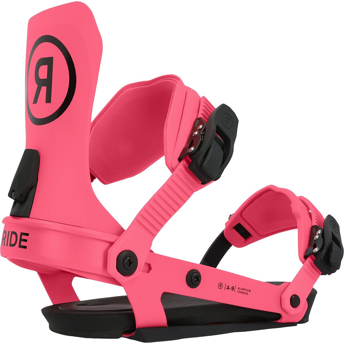 Ride A-9 Snowboard Binding - 2024 Pink