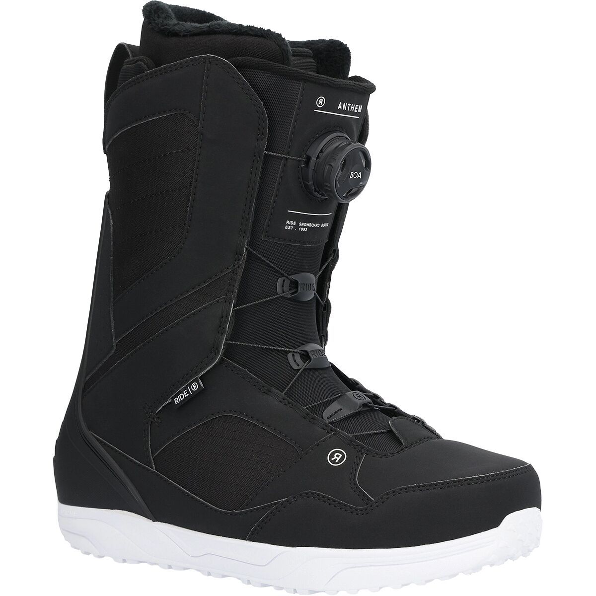 Ride Anthem BOA Snowboard Boot - 2025 - Men's Black, 10.0