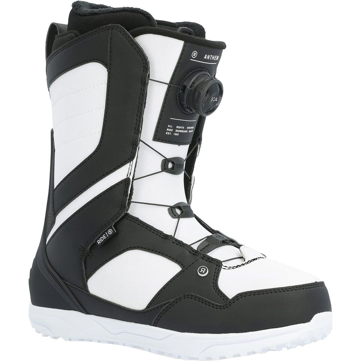 Ride Anthem BOA Snowboard Boot - 2025 - Men's White, 12.0
