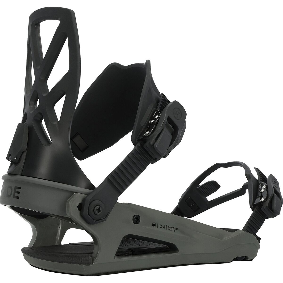 Image of Ride C-4 Snowboard Binding - 2025 Black, L