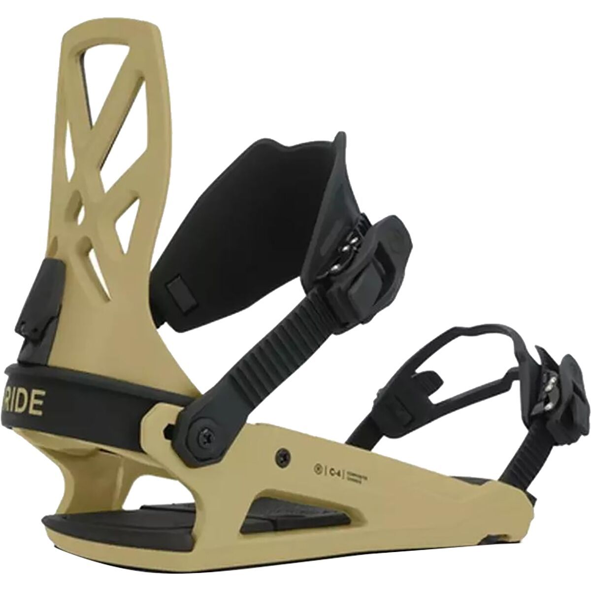 Ride C-4 Snowboard Binding - 2025 Olive, L