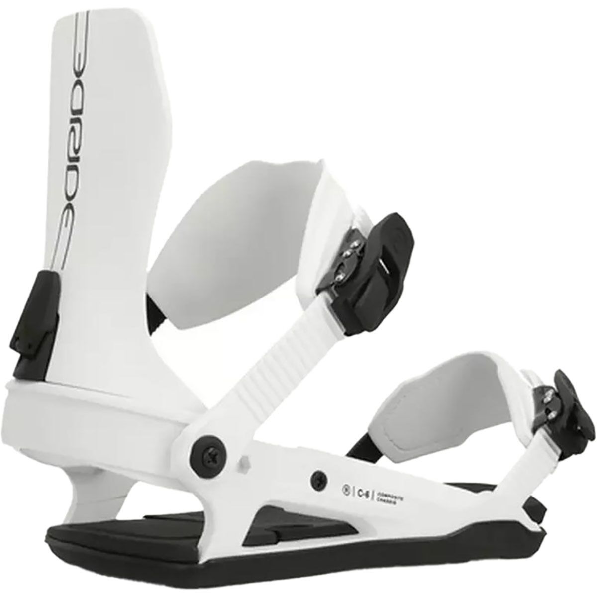 Ride C-6 Snowboard Binding - 2024 White, L