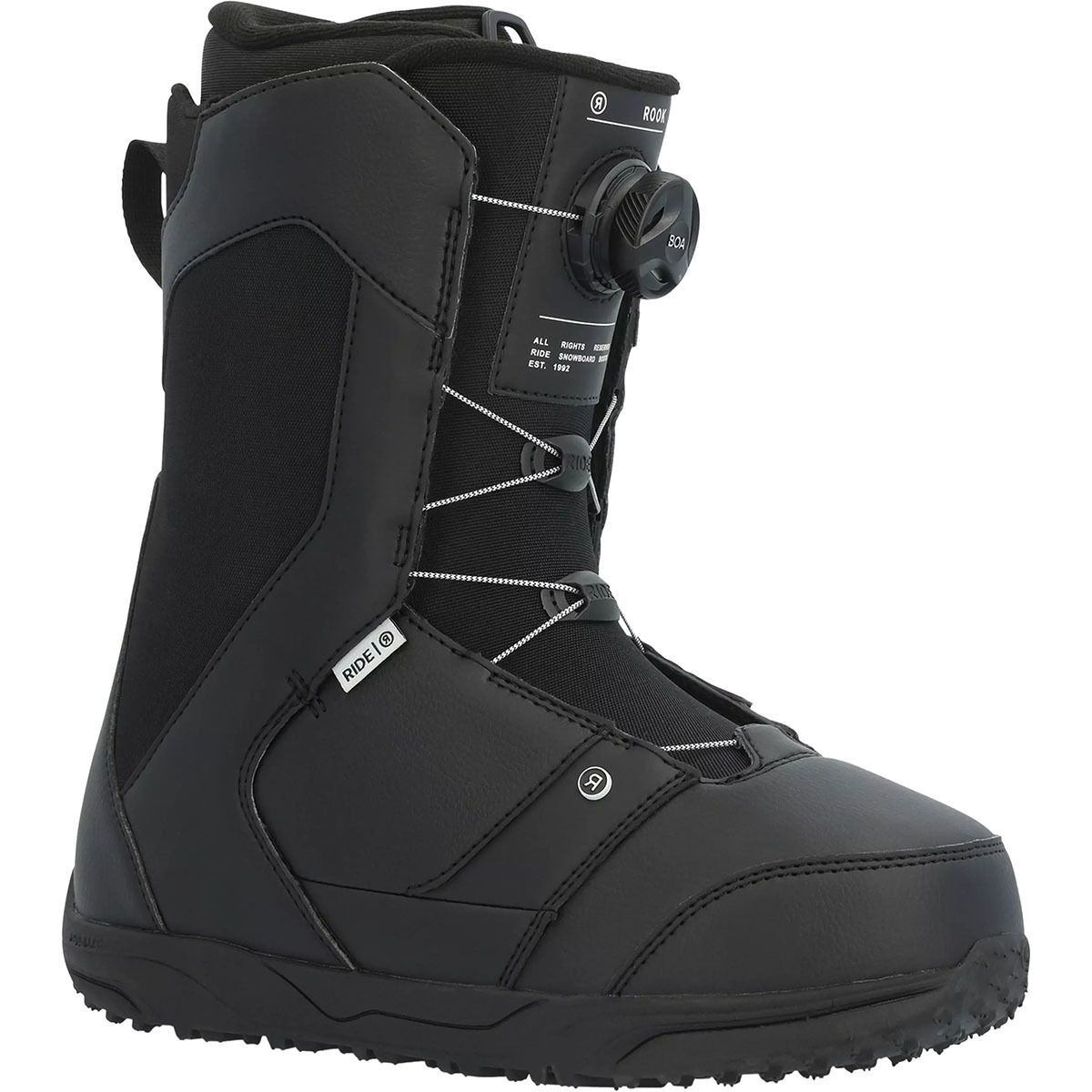 Ride Rook BOA Snowboard Boot - 2025 - Men's Black, 12.0