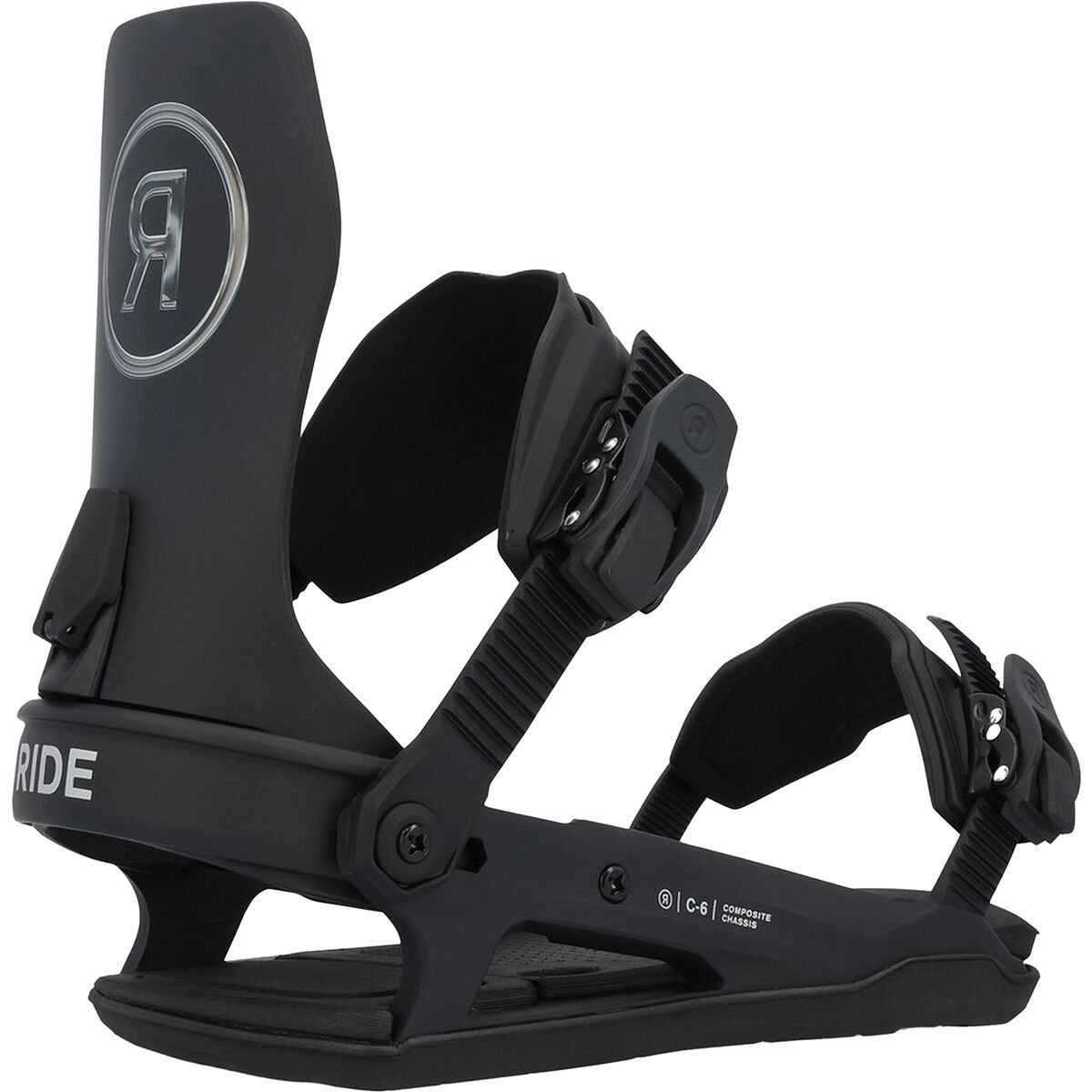 Image of Ride C-6 Snowboard Binding - 2025 Black, M