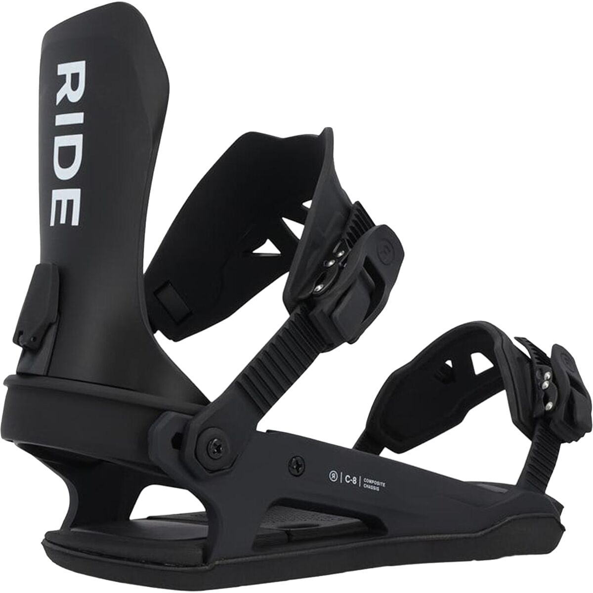 Image of Ride C-8 Snowboard Binding - 2025 Black, S