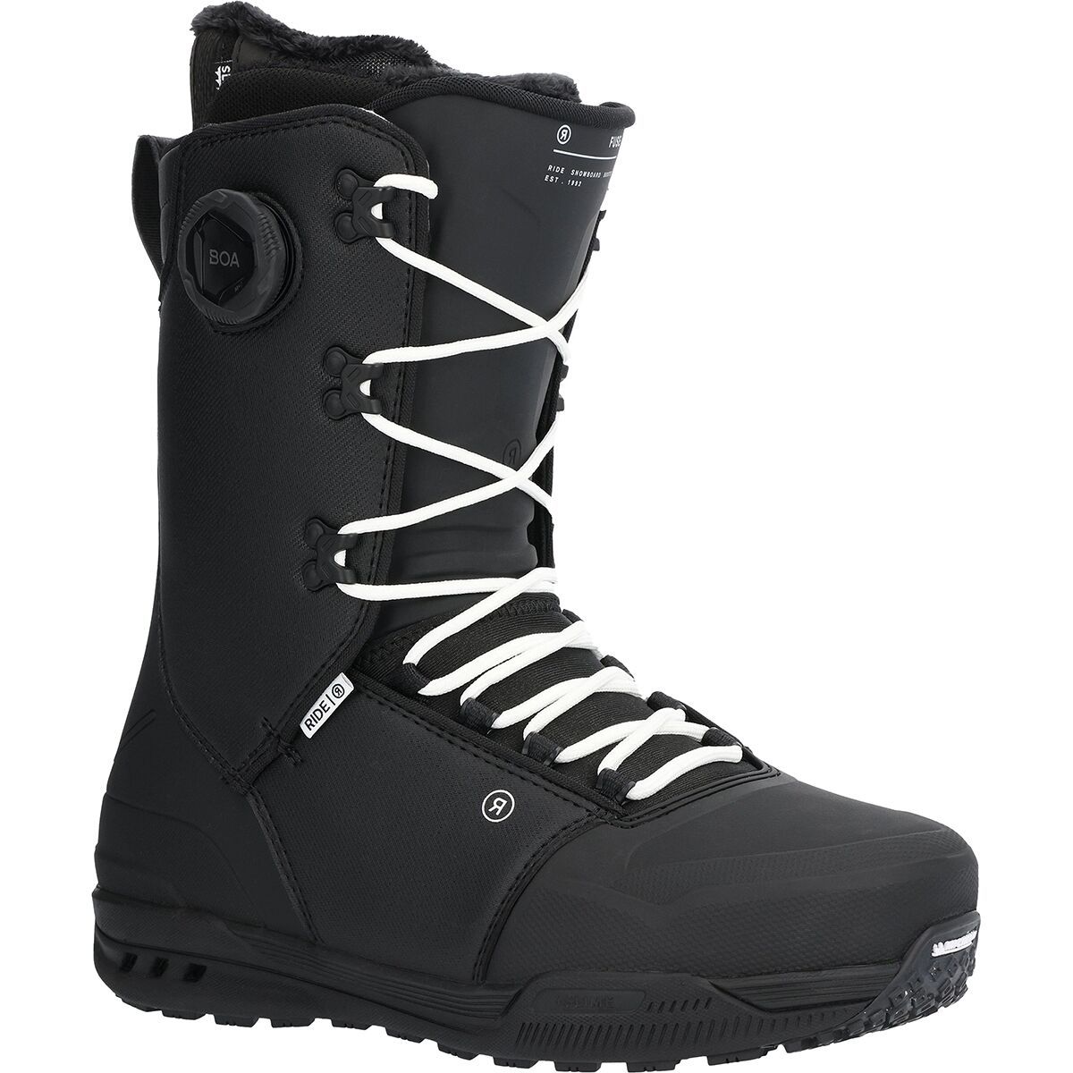 Ride Fuse Lace Snowboard Boot - 2025 - Men's Black, 12.0