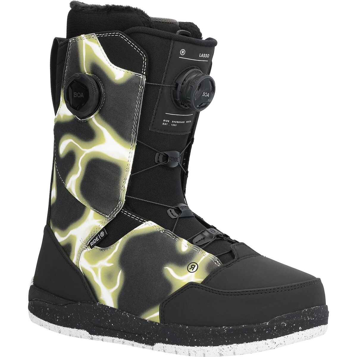 Ride Lasso BOA Snowboard Boot - 2025 - Men's Storm, 10.5