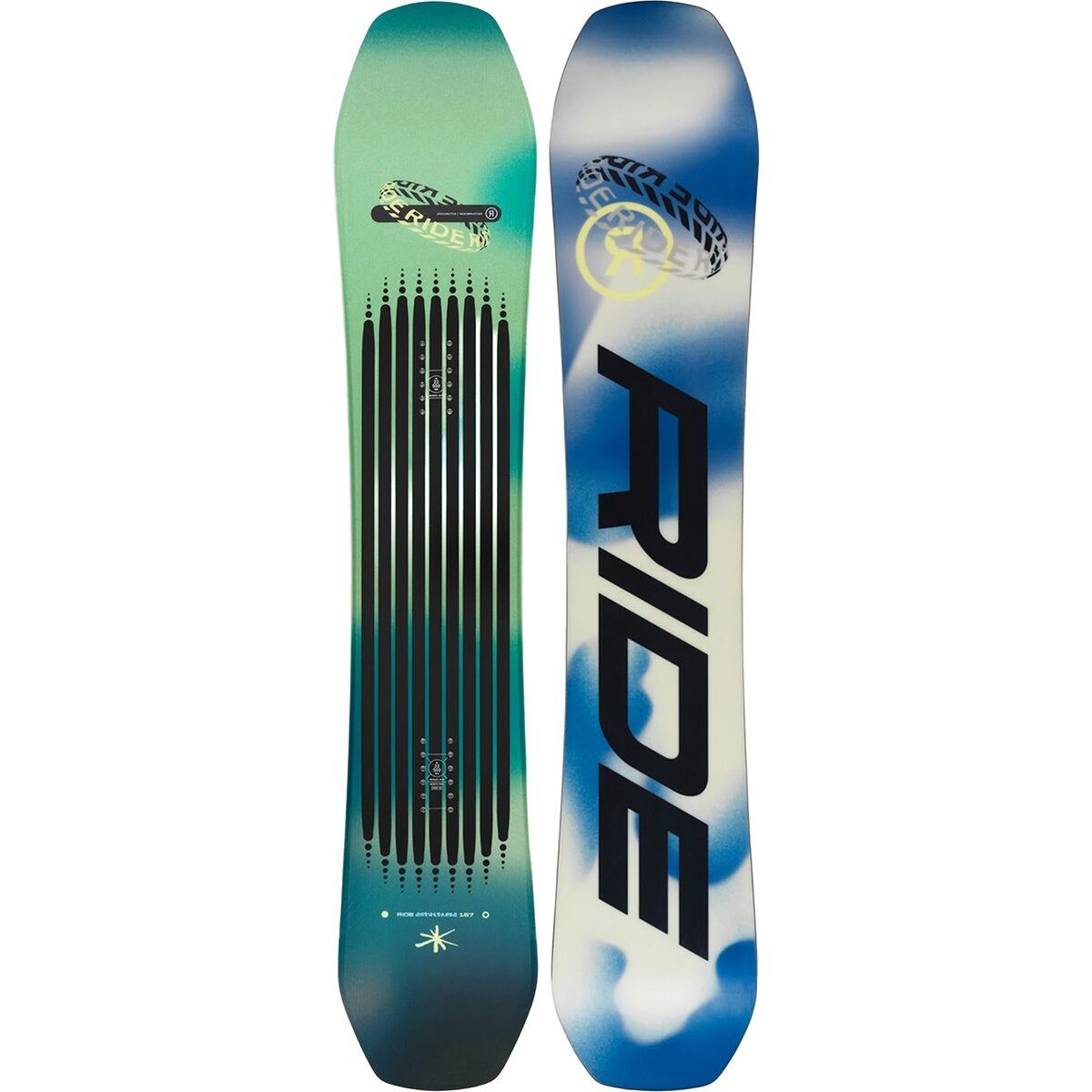 Image of Ride Moderator Snowboard - 2026 One Color, 161cm wide
