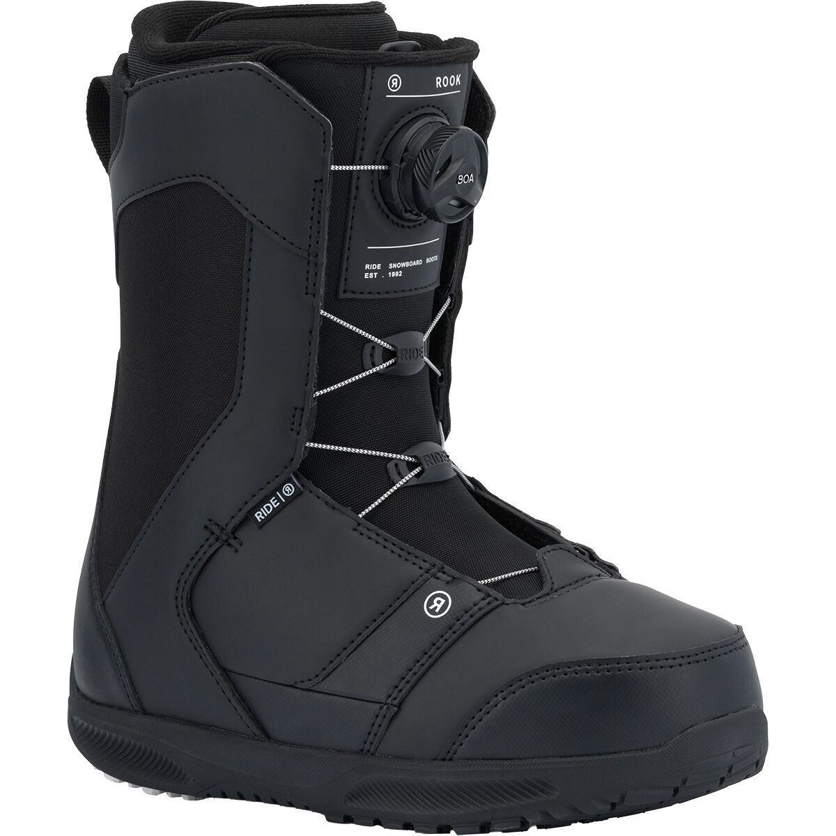 Ride Rook Boa Snowboard Boot - 2026 - Men's Black, 9.0