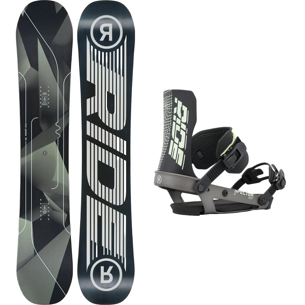 Ride Agenda w/ Specter Binding Snowboard Bundle 2027