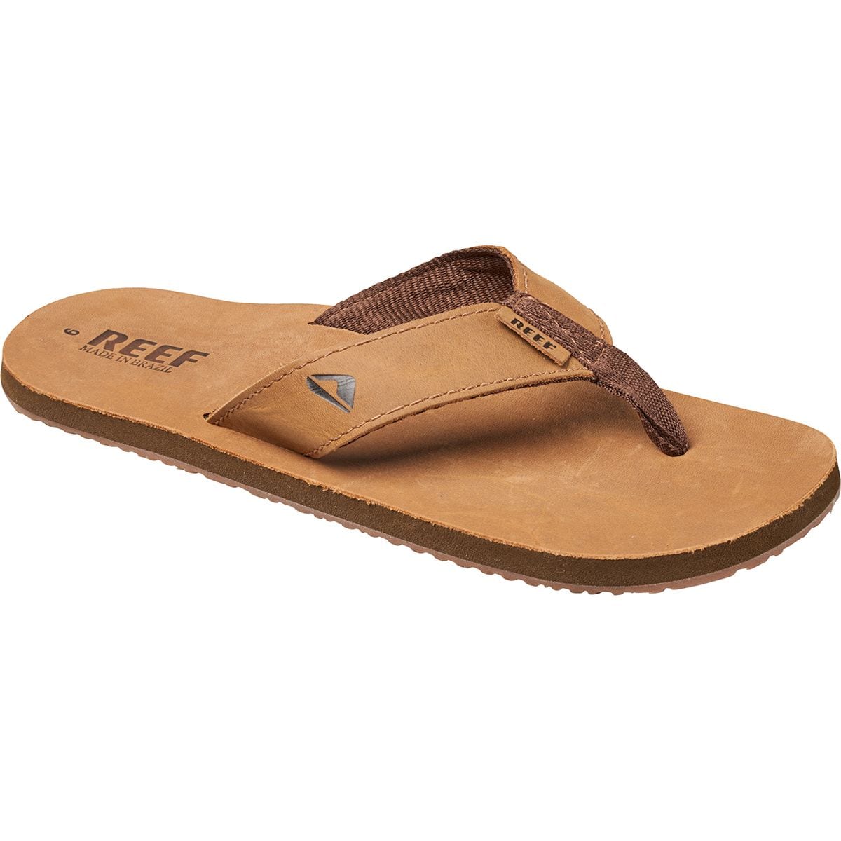 Reef leather smoothy flip flops sales