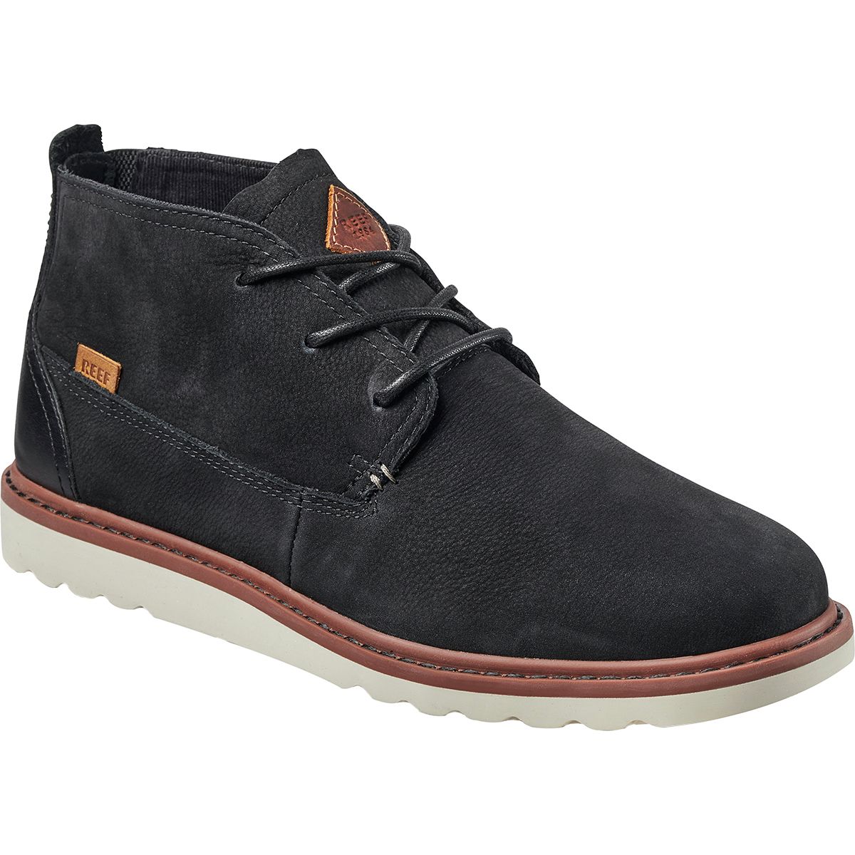 NWT Men\'s Reef Voyage Brown Leather Boot Size 12 Nwt Reef Mens voyage black/brown chukka | Mercari main image 2