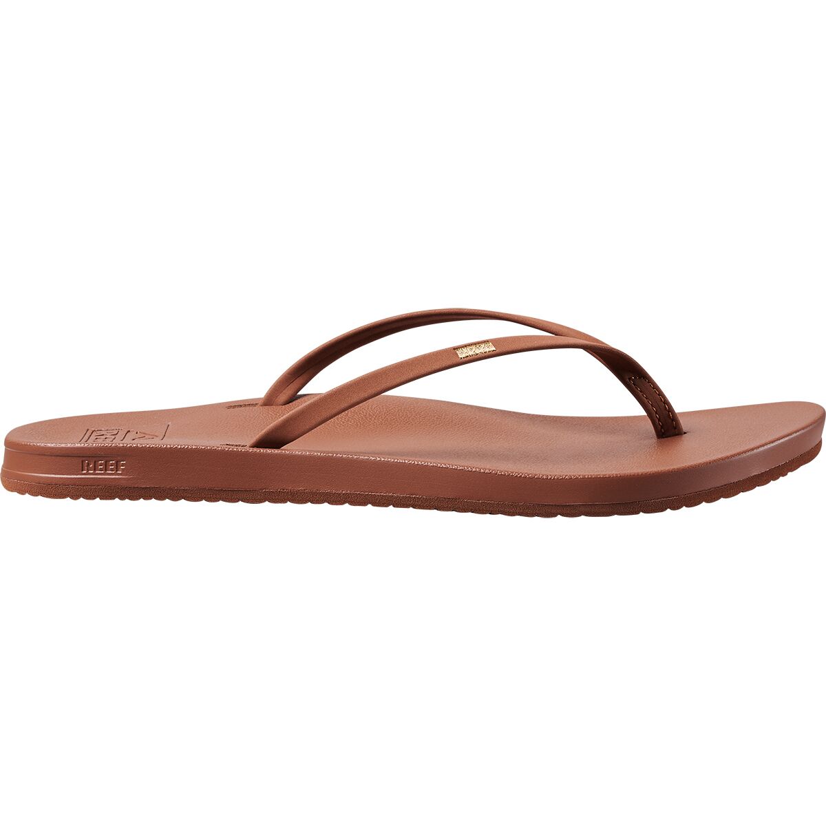 Image of Reef Cushion Slim Flip Flop - Women's Espresso, 7.0