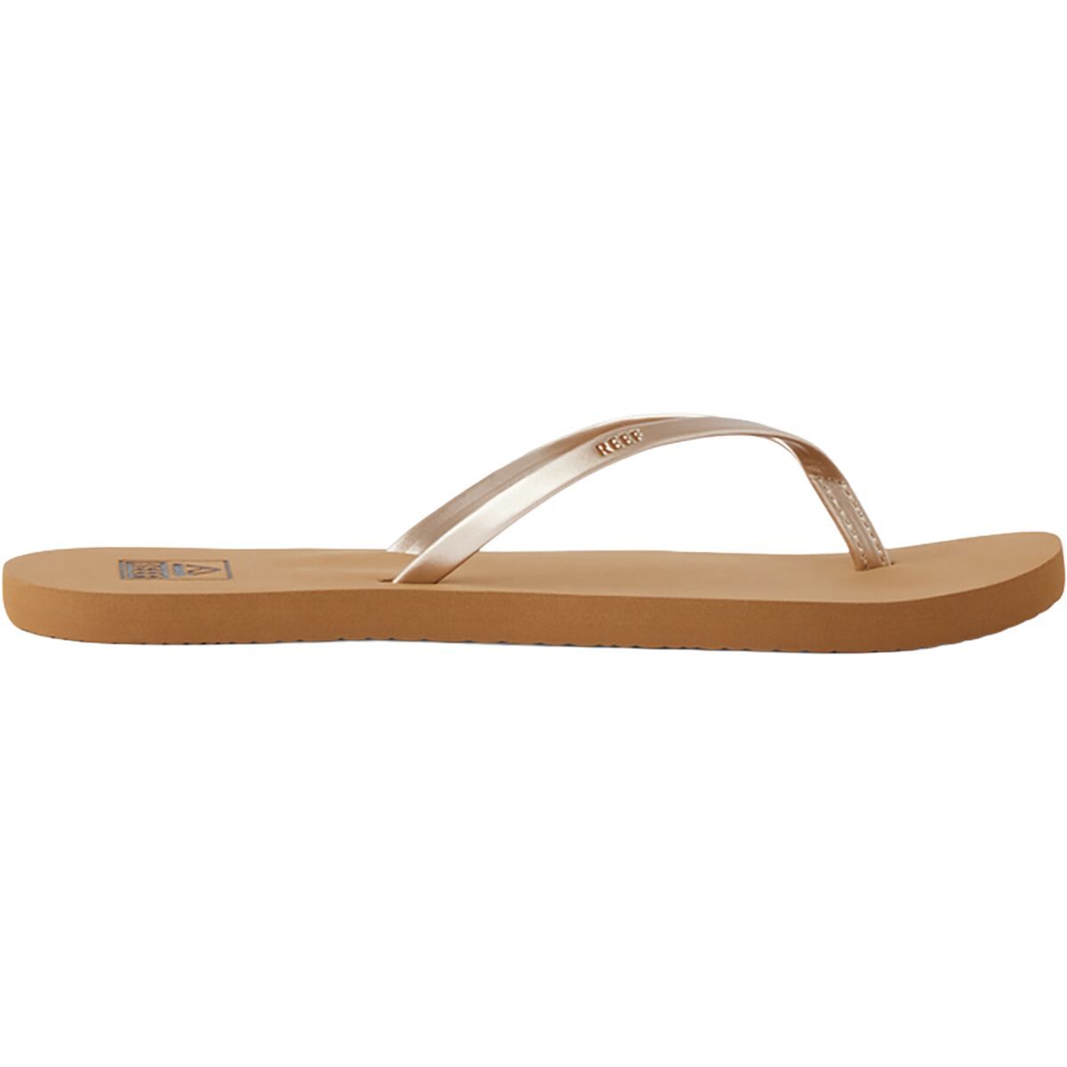 Image of Reef Bliss Nights Flip Flop - Women's Tan/Champagne, 6.0