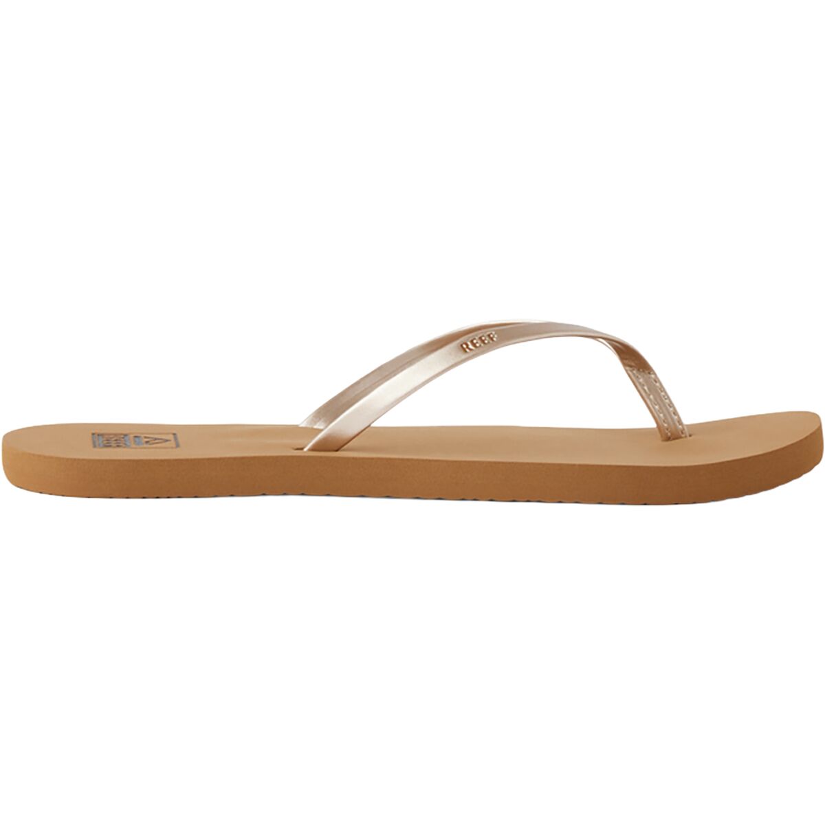 Image of Reef Bliss Nights Flip Flop - Women's Tan/Champagne, 10.0