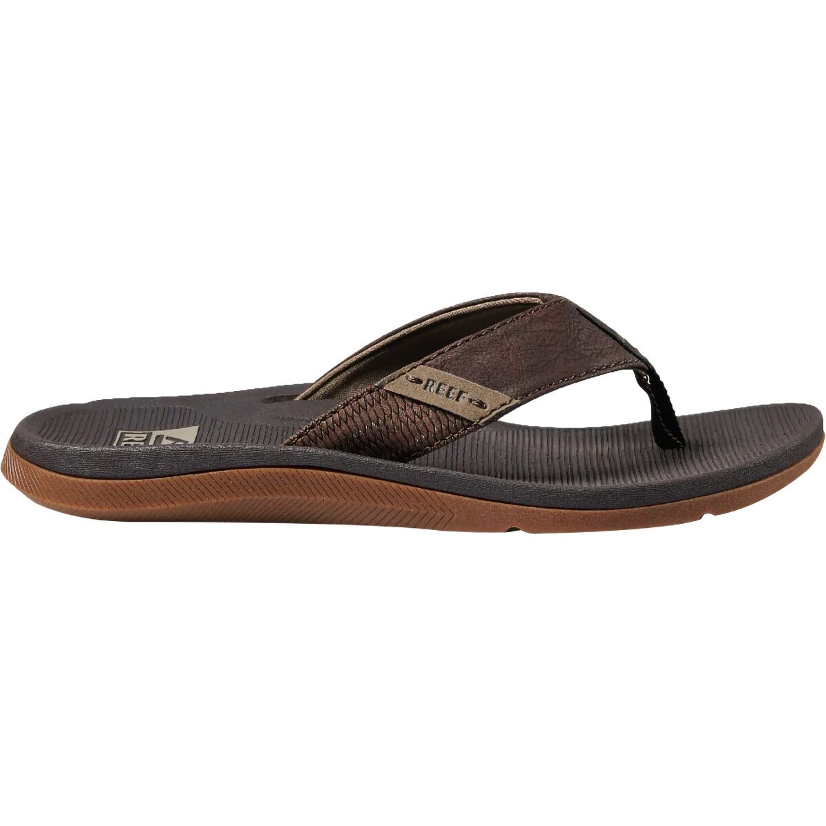 Image of Reef Santa Ana Flip Flop - Men's Brown, 12.0