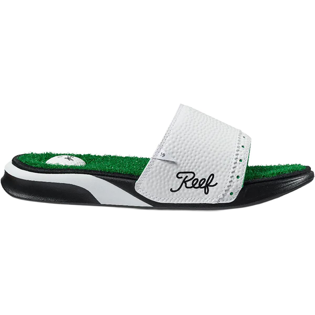 Image of Reef Mulligan Slide Flip Flop - Men's Green, 10.0