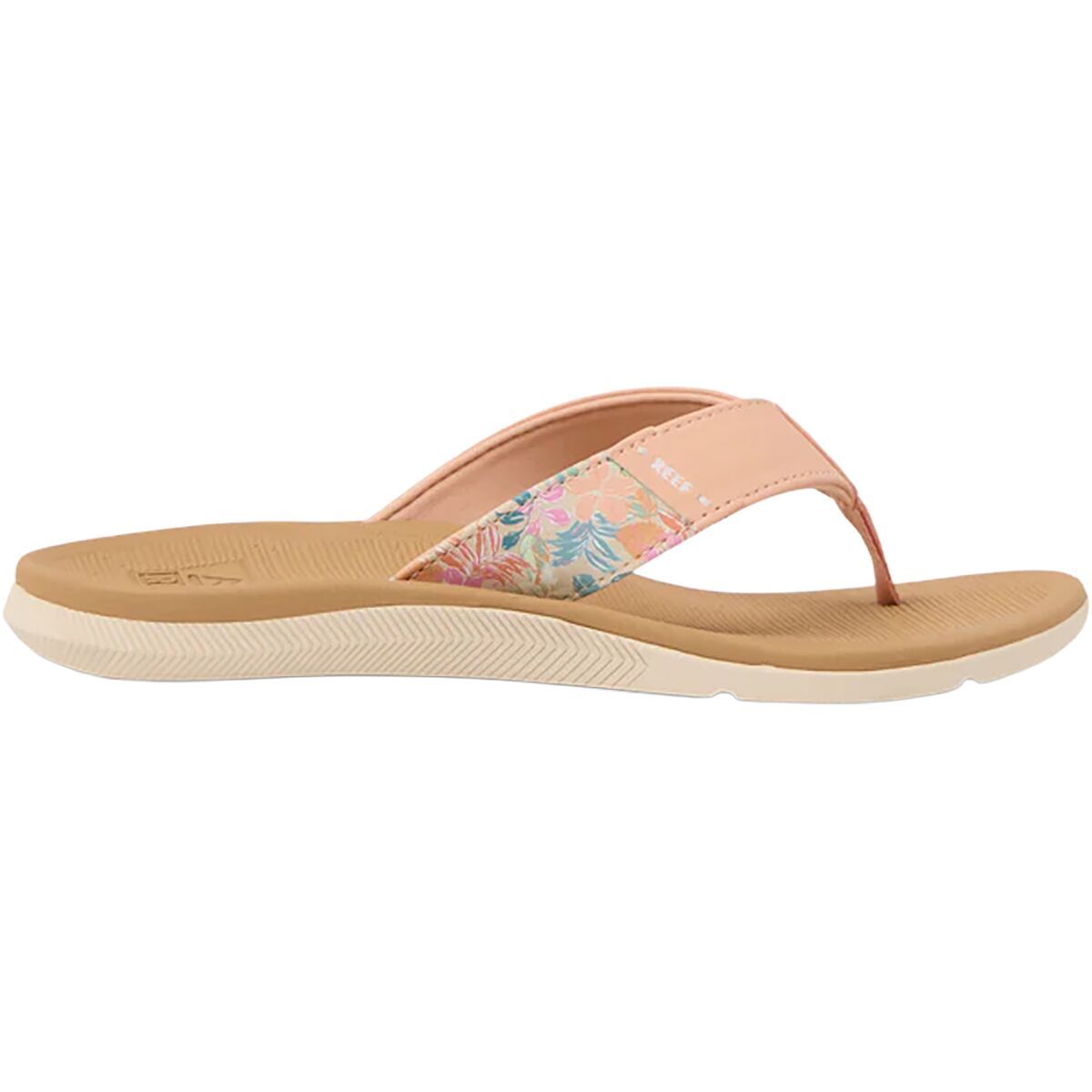 Image of Reef Santa Ana Sandal - Women's Peach/Tan, 9.0