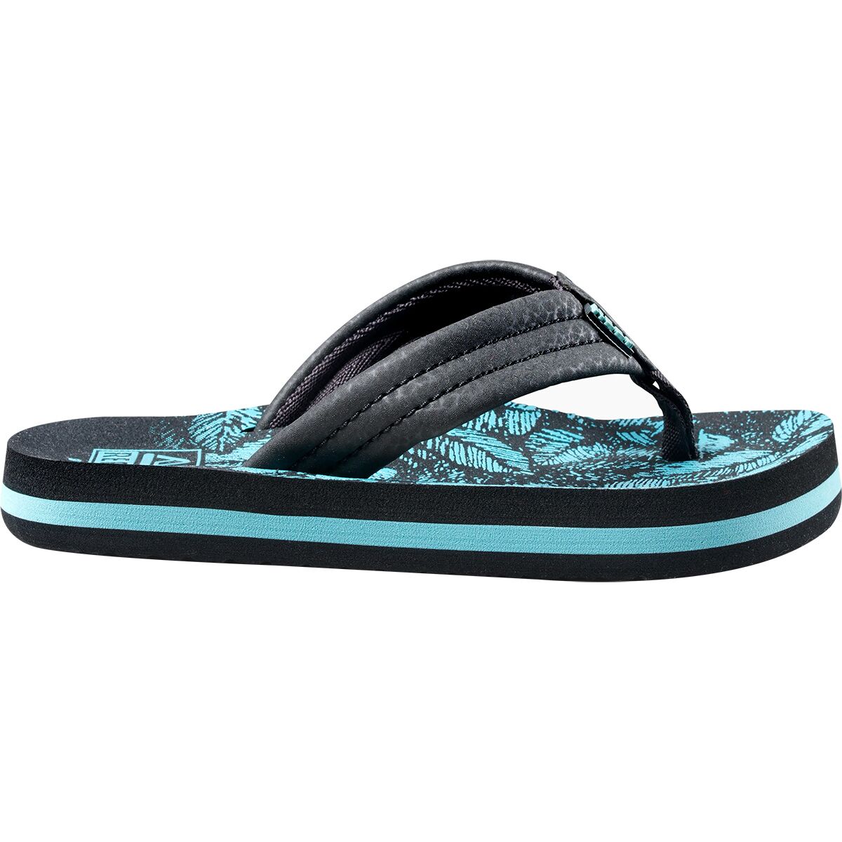 Reef Reef Ahi Sandal - Boys' Aquifer Palm, 3.0