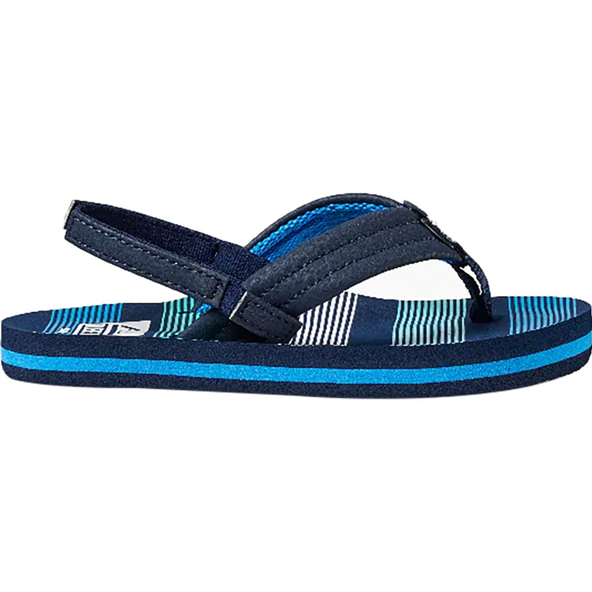 Image of Reef Little Ahi Sandal - Toddler Boys' Deep Sea Stripes, 6.0