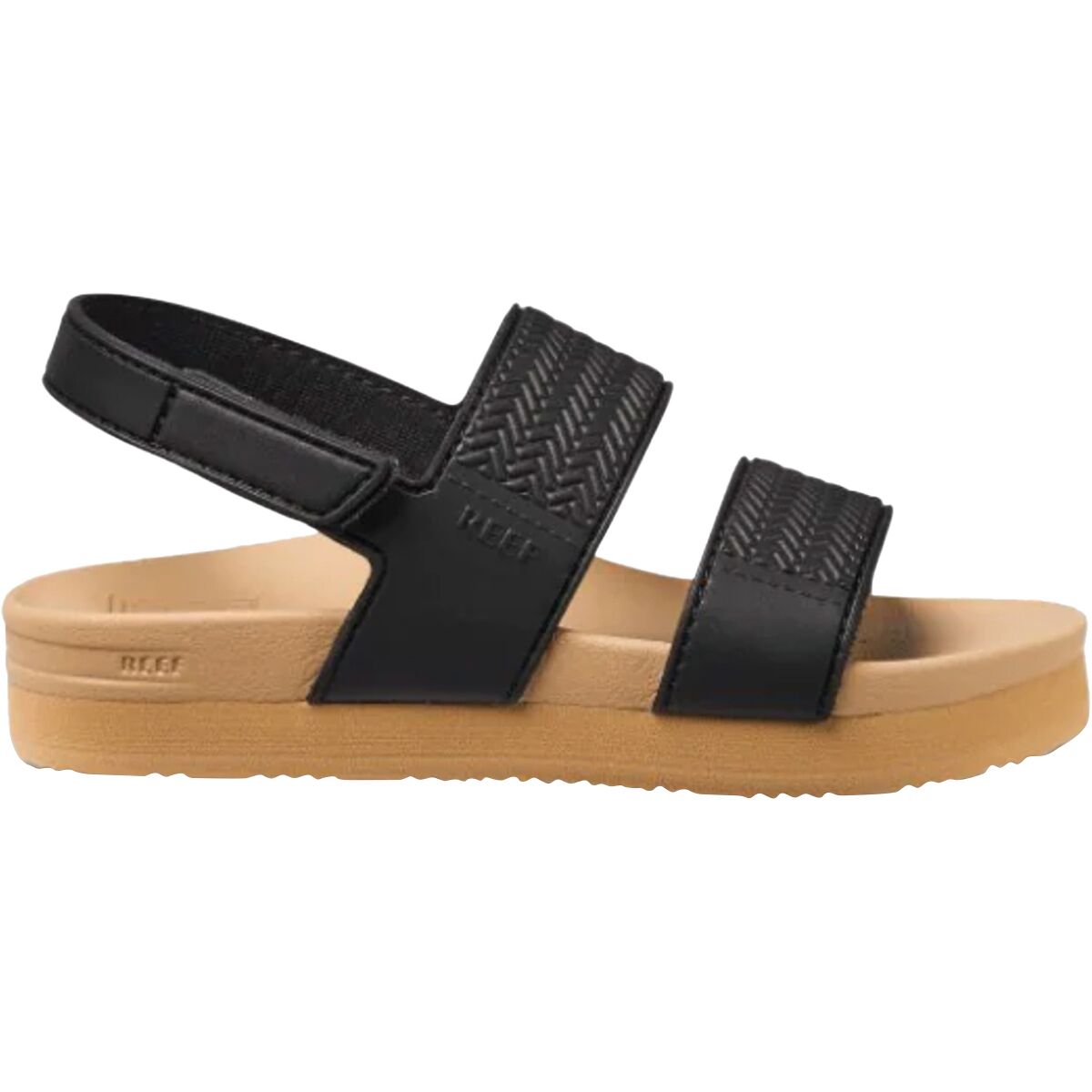 Image of Reef Water Vista Sandal - Girls' Black/Tan, 4.0