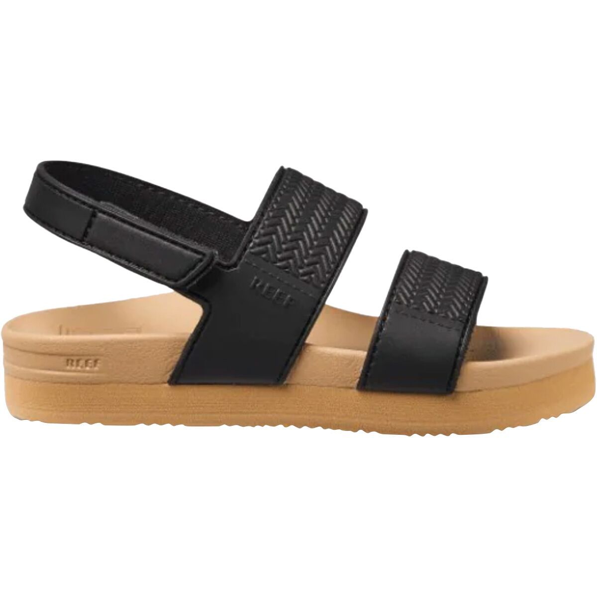Image of Reef Water Vista Sandal - Girls' Black/Tan, 3.0