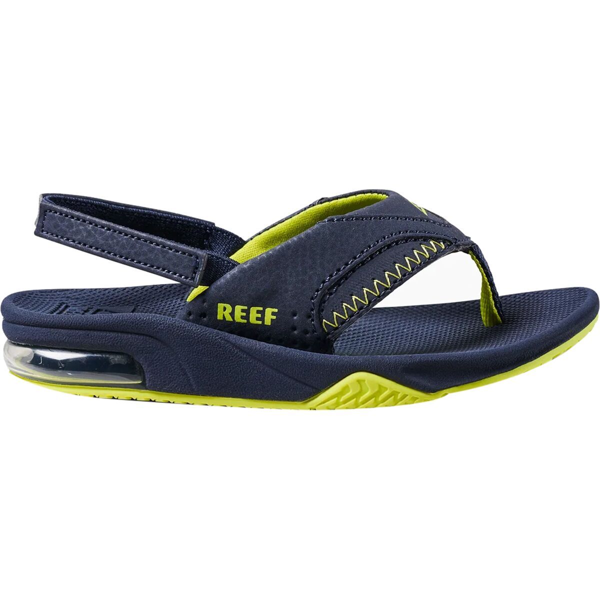 Image of Reef Fanning Sandal - Toddler Boys' Lime/Navy, 9.0