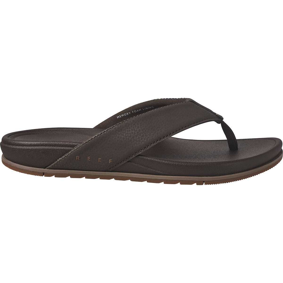 Image of Reef Cushion Bonzer Flip Flop - Men's Brown, 11.0