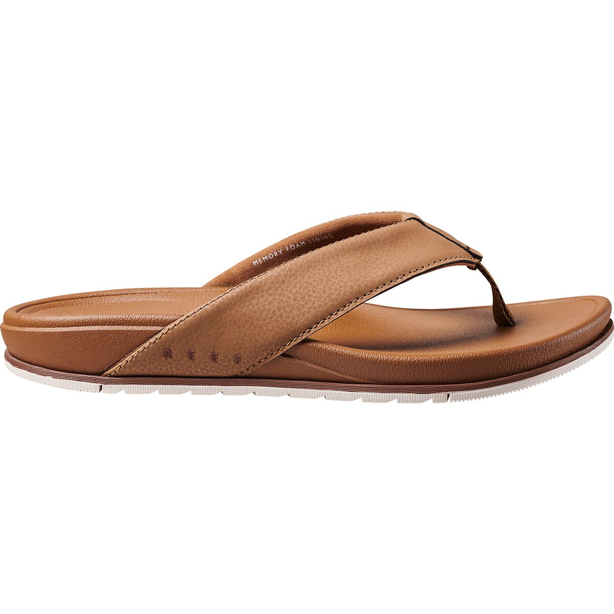 Image of Reef Cushion Bonzer Flip Flop - Men's Tan, 9.0