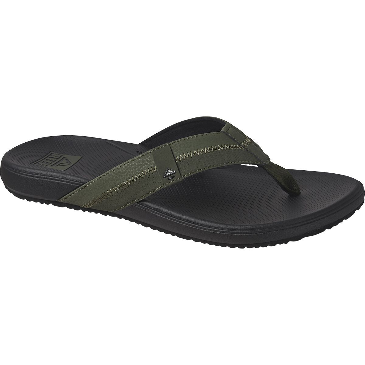 Image of Reef Cushion Phantom 2.0 Flip Flop - Men's Olive/Gum, 8.0