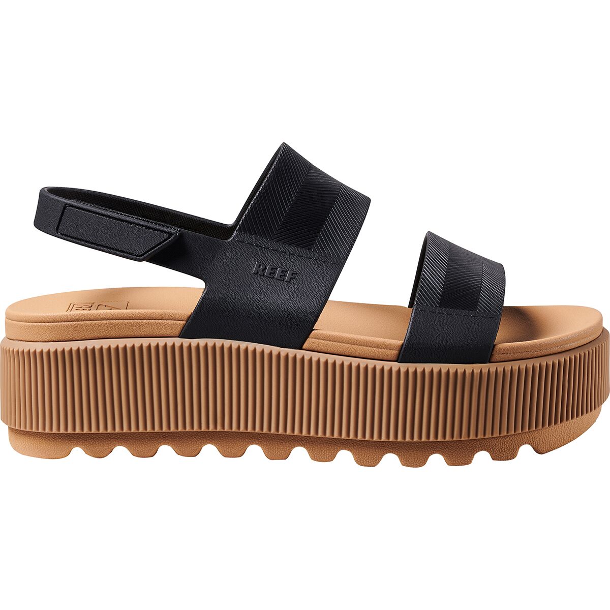 Image of Reef Water Vista Higher Sandal - Women's Black/Tan, 11.0