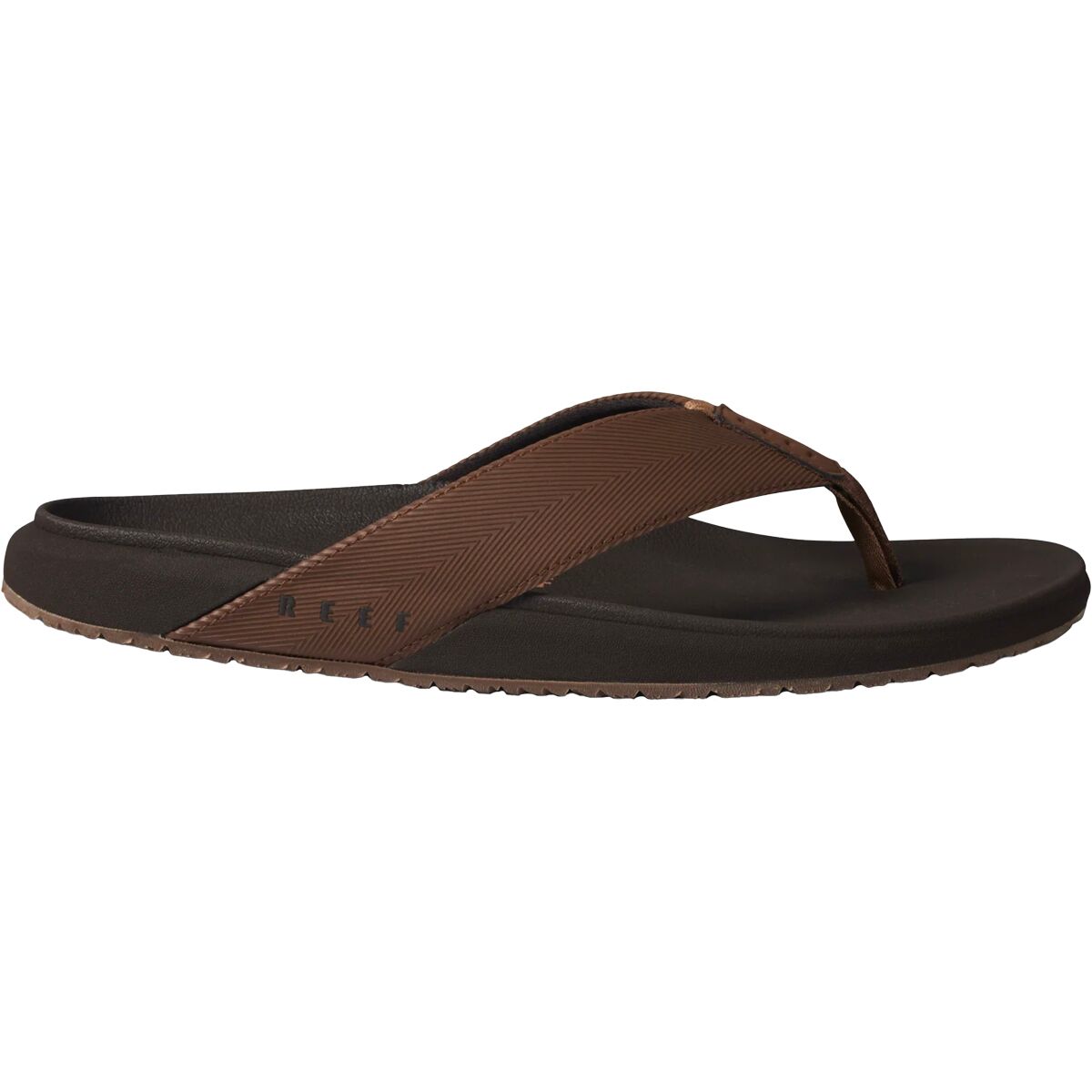 Image of Reef The Raglan Flip Flop - Men's Java/Gum, 11.0