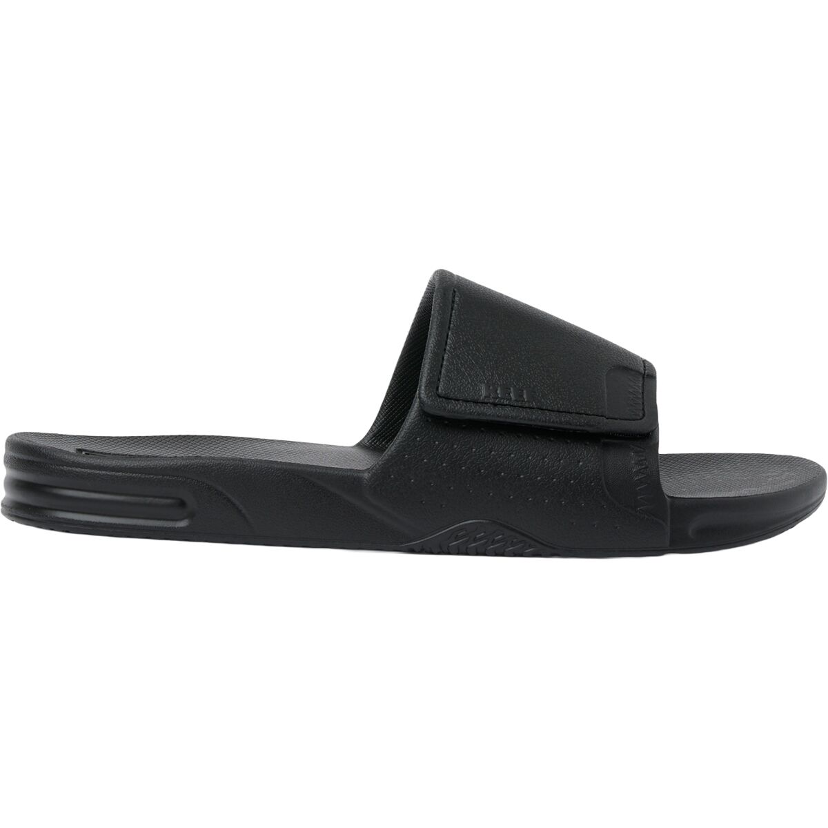 Image of Reef Fanning Slide H20 Sandal - Men's Black, 12.0