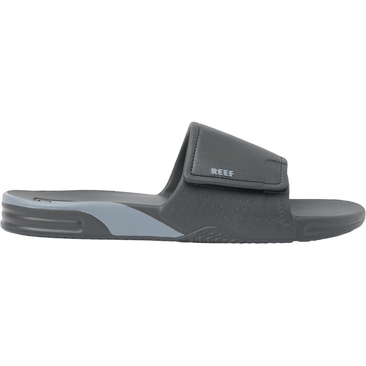 Image of Reef Fanning Slide H20 Sandal - Men's Grey, 11.0
