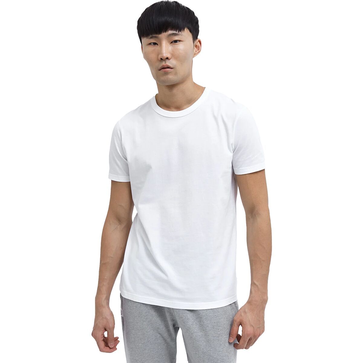 Image of Reigning Champ Crewneck Short-Sleeve T-Shirt - Men's White, S