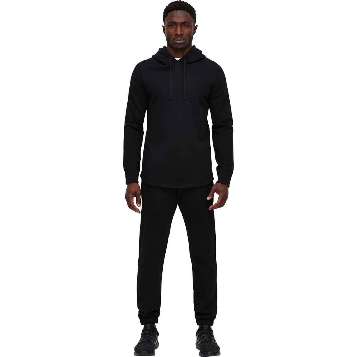 reigning champ scalloped hoodie
