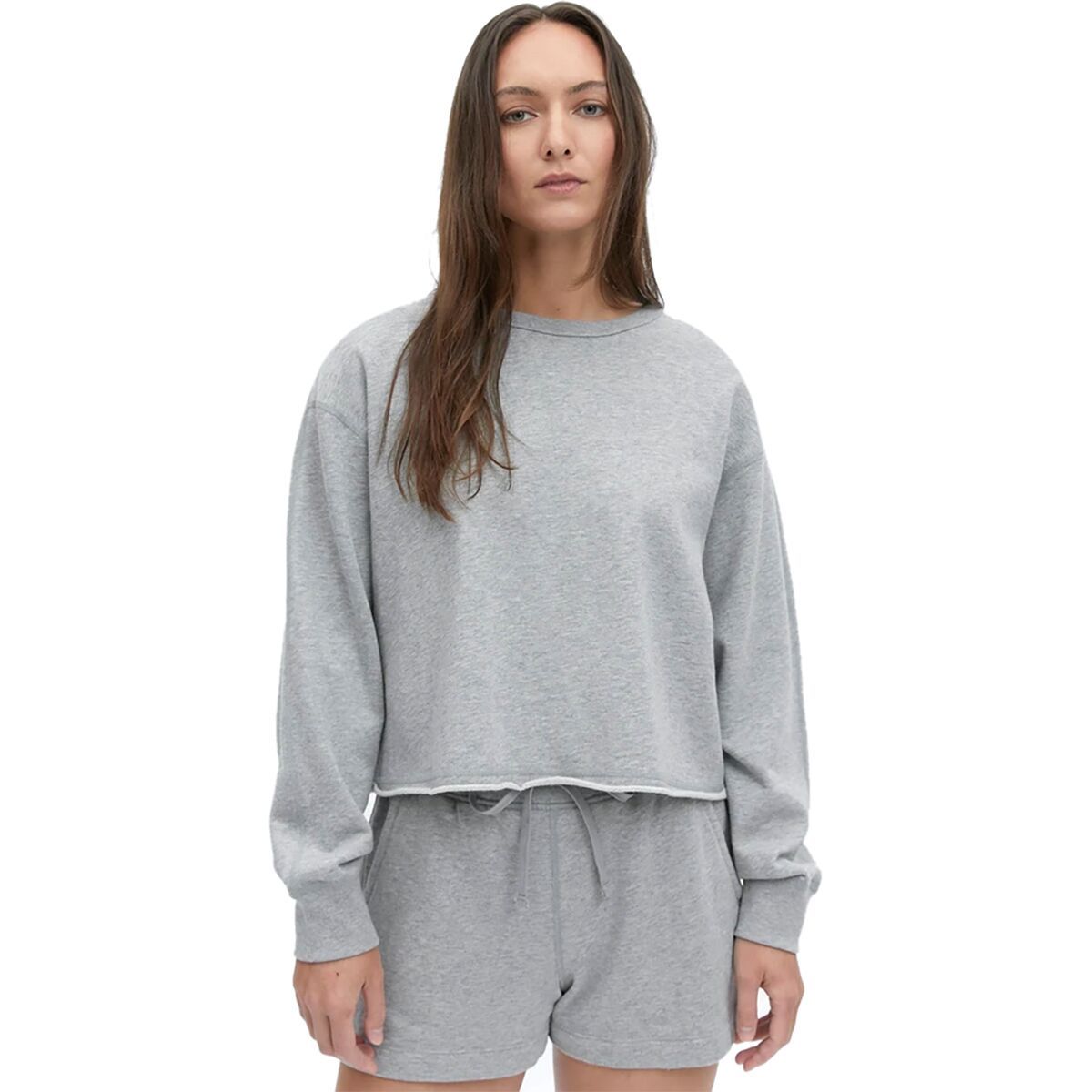 cut off crewneck sweatshirt