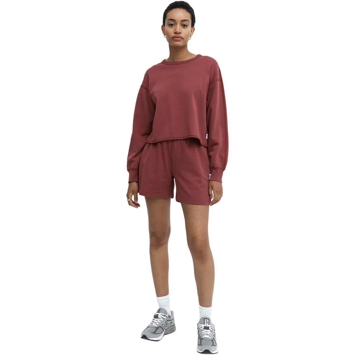 cut off crewneck sweatshirt