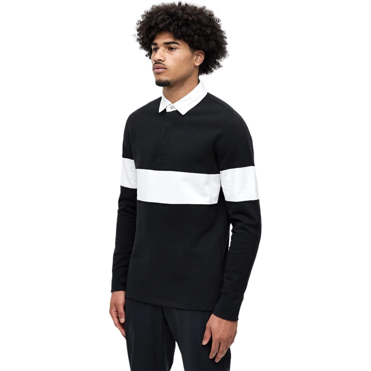 Reigning Champ Three End Terry Rugby Shirt - Mens