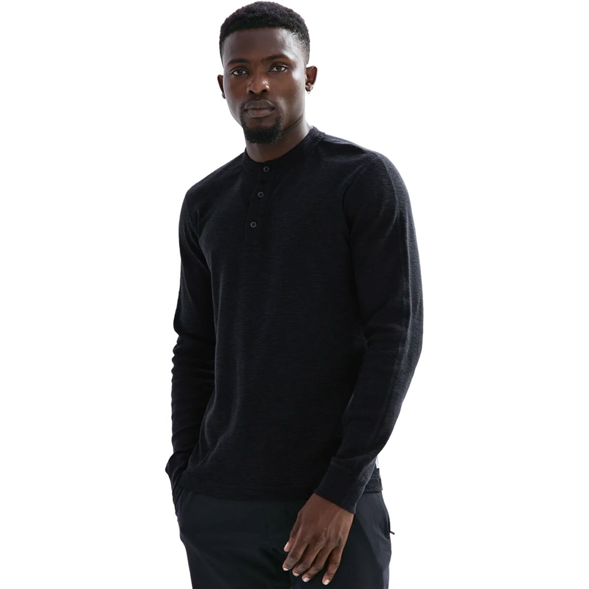 Reigning Champ Henley 1X1 Slub T-Shirt - Men's product image