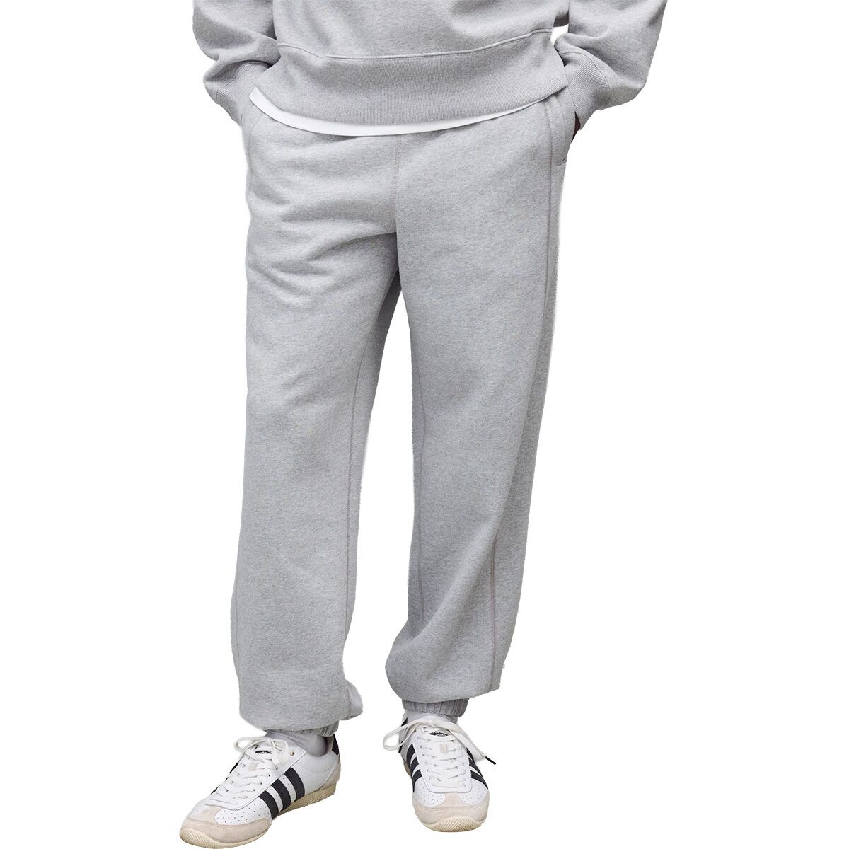 Image of Reigning Champ Midweight Fleece 97 Cuffed Sweatpant - Men's Hgrey, L