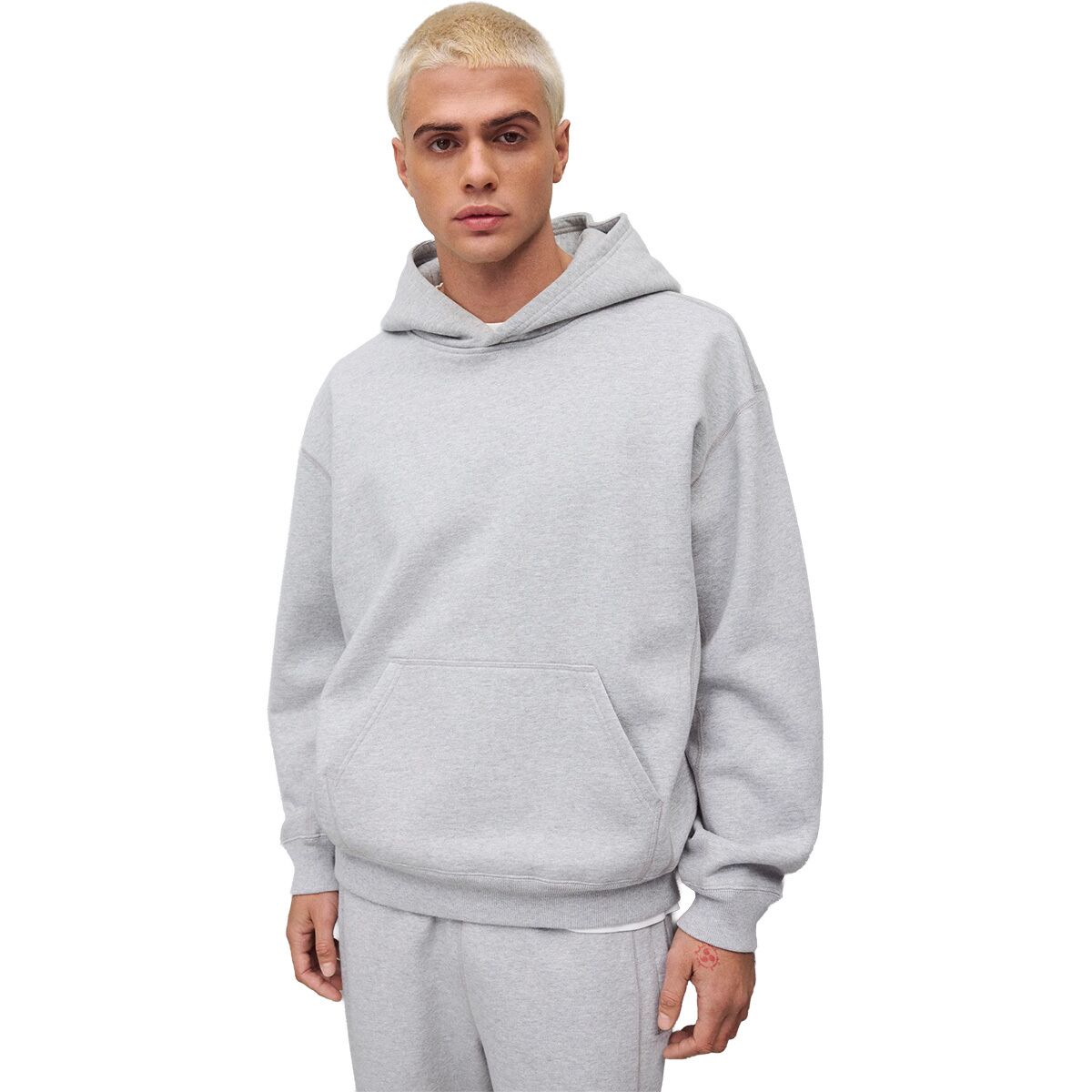 Image of Reigning Champ Midweight Fleece 97 Hoodie - Men's Hgrey, M
