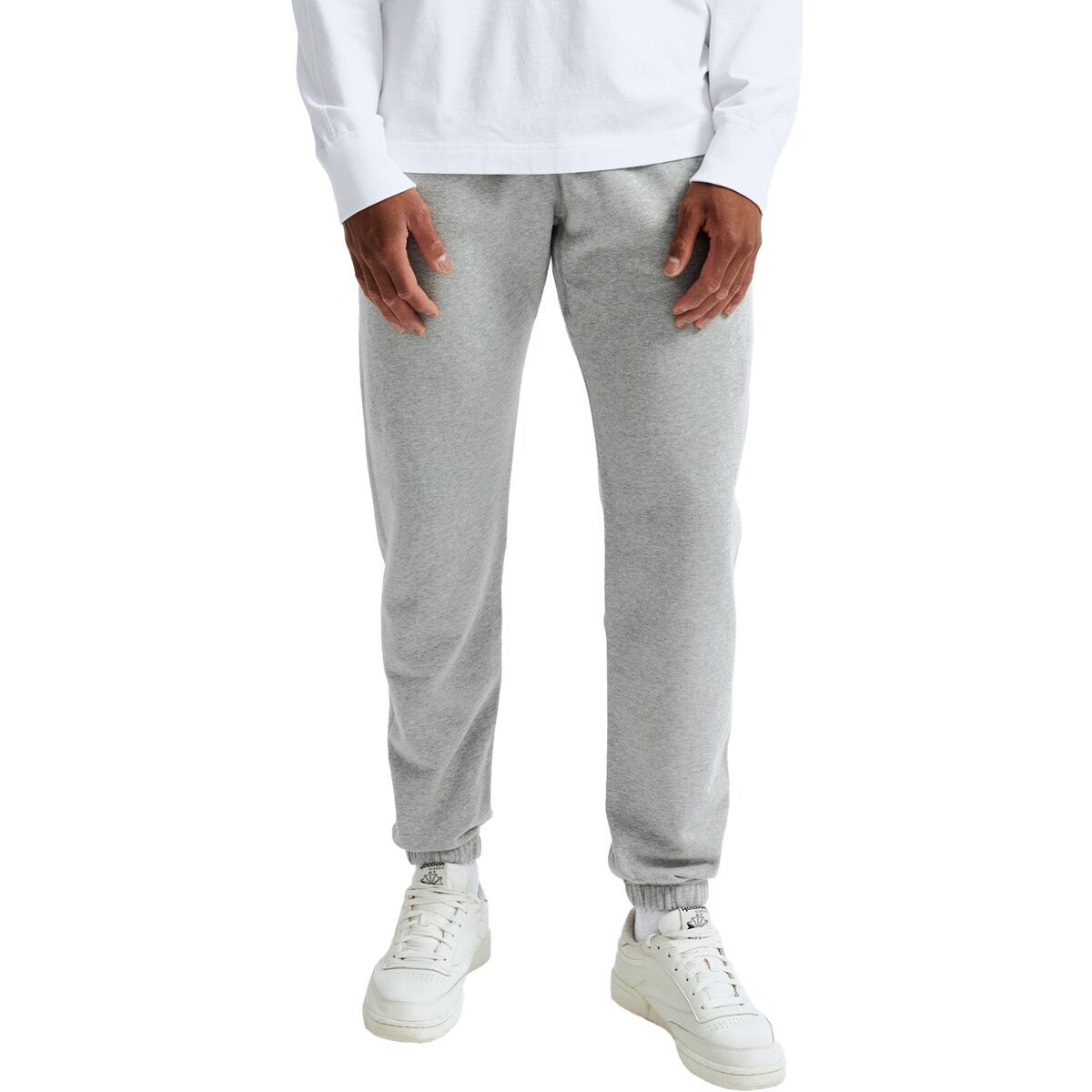 Image of Reigning Champ Midweight Terry Classic Cuffed Sweatpant - Men's Hgrey, XXL
